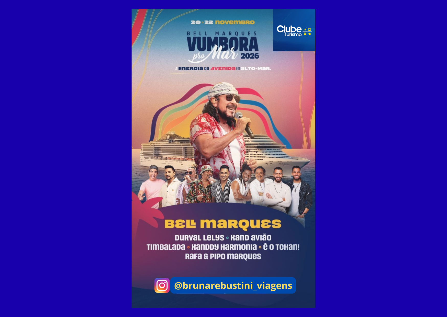 Cruzeiro: VUMBORA PRO MAR 2026_BELL MARQUES