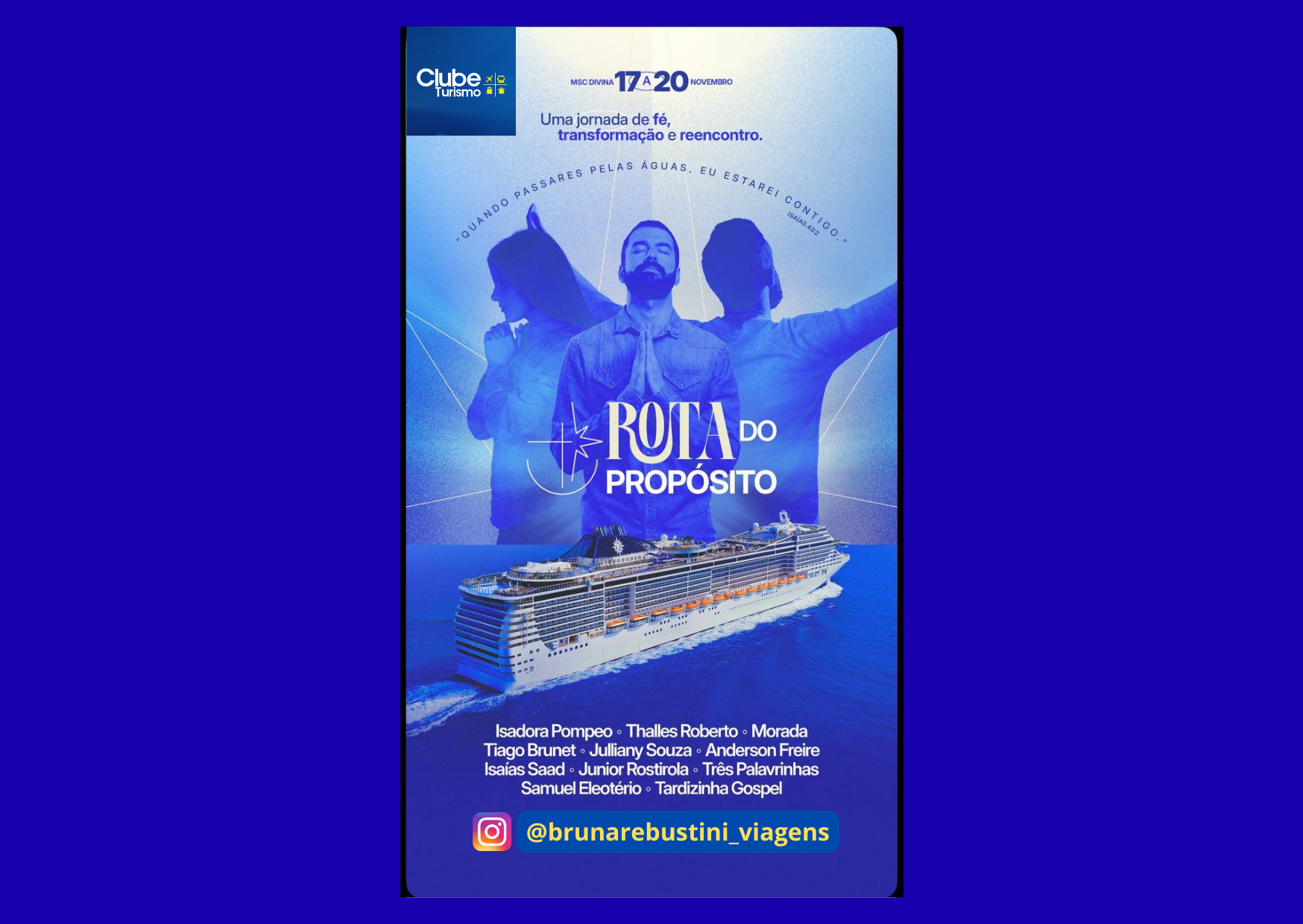 Cruzeiro: ROTA DO PROPÓSITO