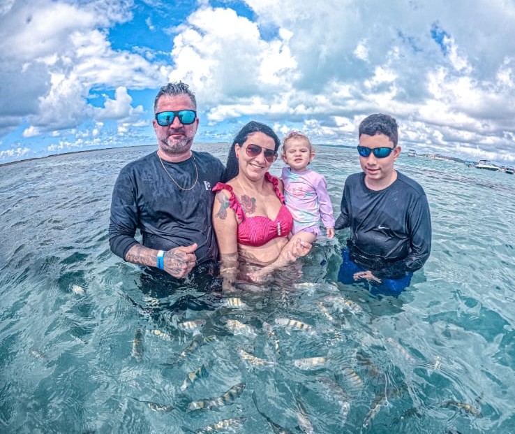 Alessandra e família