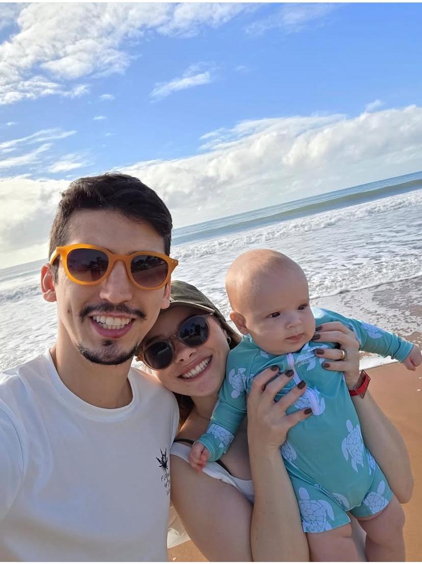 Raphael, Ana e Gael Arantes